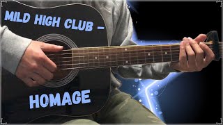 Mild High Club  “Homage” intro Fingerstyle Guitar Cover [upl. by Enelcaj592]