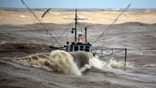 A Must Watch  Fishing Boats in Dangerous Seas [upl. by Karwan]