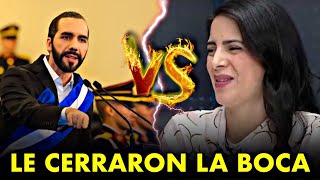 BOMBAZO🤯 Bukele DESTROZA a Claudia Ortiz y le calla la BOCA [upl. by Sascha334]