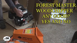 forest master wood chipper any good yes and NO [upl. by Enimaj10]