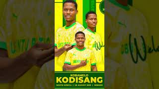 Mamelodi Sundowns Officially Announced the Signing of Kobamelo Kodisang [upl. by Assirek414]