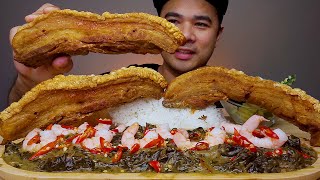 CRISPY LECHON KAWALI  SPICY LAING WITH SHRIMP  ALFIE EATS [upl. by Aihsakal]