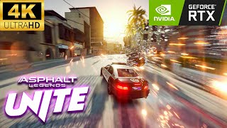 This is Asphalt Legends Unite in 4K with MAX GRAPHICS at 144 Hz [upl. by Annayrb]