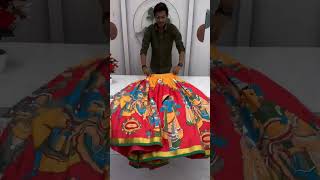 kalamkari lehenga blouse designs 9791873401 lehengalove [upl. by Alrac]