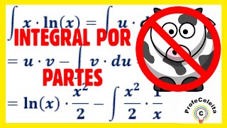 INTEGRAL POR PARTES  Fácil de aprender  Ejercicio con logaritmo natural [upl. by Knighton760]