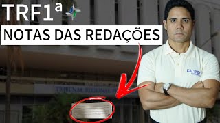 Concurso TRF1 notas das redações com tema de problemas sociais banca FGV [upl. by Varien]