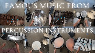 Famous Music from a lot of Percussion Instruments shorts [upl. by Namruht]