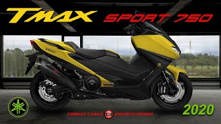 NUOVO TMAX 750 sport 2020 – Sua maestà non ha rivali [upl. by Lepine]