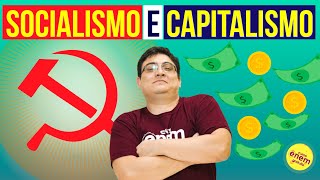 SOCIALISMO E CAPITALISMO  Resumo de Geografia para o Enem [upl. by Worrell]