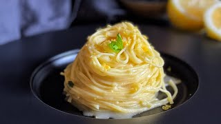 SICILIANI CREATIVI  Tagliolini al limone senza panna  Lemon pasta shortsrecipe [upl. by Doolittle]