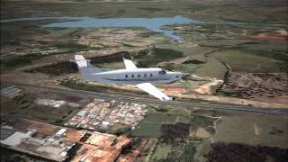 FSX PhotoReal Scenery  Jundiai to Americana  visual Flight [upl. by Maible]