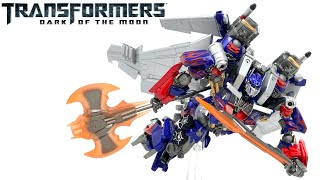 Revoltech DOTM JETWING OPTIMUS PRIME Transformers Dark Of The Moon 2011 Action Figure Review [upl. by Carlota342]