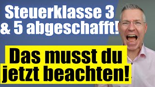 Steuerklassen 3 amp 5 vor dem AUS 4 Faktorverfahren amp DatenschutzDiskussion🔒 [upl. by Adnahsed922]