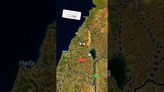 Hermal Lebanon to Gaza Palestinelebanon gaza palestine map travel india pakistan uae ukusa [upl. by Rramahs]