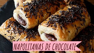 DELICIOSAS NAPOLITANAS DE CHOCOLATE SÚPER FÁCILES DE HACER [upl. by Dombrowski]