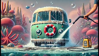 PowerWash Simulator  SpongeBob SquarePants DLC  Bikini Bottom Bus Cleanup [upl. by Eetnod]