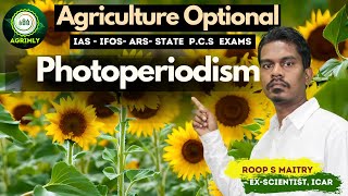 Photoperiodism and thermoperiodism for All Govt Agriculture Exam by Maitry Sir [upl. by Brown748]