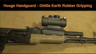 Hogue AK47 Overmolded Forend Rubber Grip Installation [upl. by Inalan633]