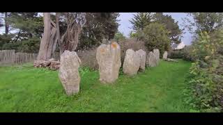 Le cromlech de kerbourgnec à Saint Pierre quiberon [upl. by Ahtibat799]