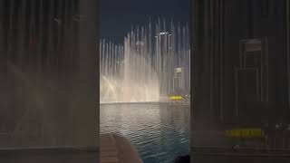 Water falling in Dubaidubaibeautifulnature music [upl. by Auqinahc]