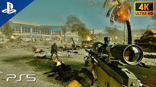 GROUND CONTROL  Immersive ULTRA Realistic Graphics Gameplay  PS5 4K 60FPS Call of Duty [upl. by Yroger]