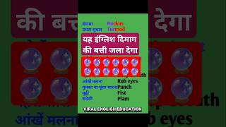 यह इंग्लिश दिमाग की बत्ती जला देगाvocabulary word daily use Englishenglish learning [upl. by Obidiah477]