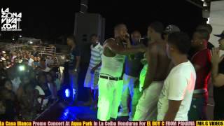 El Boy C Promo Concert in Ceiba Honduras at Aqua Park MUST SEE [upl. by Peyter]