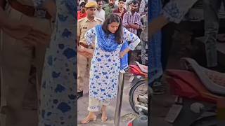 IAS officer tina dabi barmer jila collector viralvideo iastinadabi news [upl. by Ybrad]