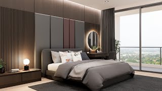 Sketchup interior design 68 Make a bedroom design  enscape render [upl. by Heinrike773]