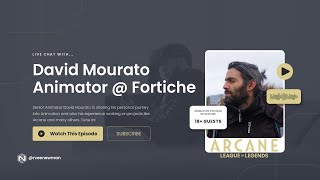 Live Chat withDavid Mourato Senior Animator working on Arcane [upl. by Ravo713]