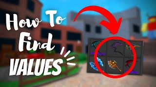 😱 HOW TO Find The Value Of ANYTHING In MM2 ⭐ Roblox Murder Mystery 2 🤩 [upl. by Elyad267]