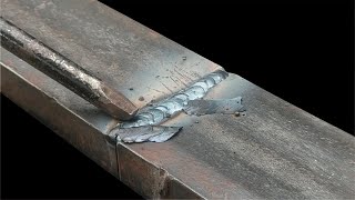 Very few welders know the technique of 1G welding on U steel plates [upl. by Eibber]