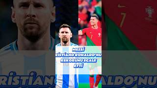 Messi Cristiano Ronaldo’nun Rekorunu Egale Etti [upl. by Lenoyl]