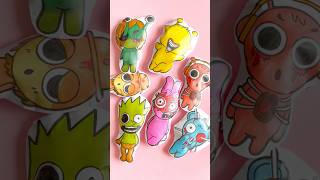 Making Incredibox Sprunki Squishy Paper  Simon  Oren  Pinki  Raddy  Owakcw … Ghes Handmade [upl. by Ayatan848]