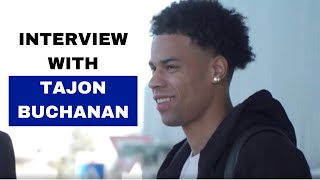 INTERVIEW WITH TAJON BUCHANAN  SERIE A  FUBO TV CANADA [upl. by Jordanson]