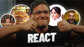 PACOTÃO DE REACTS  LIVE 016 [upl. by Mellins]