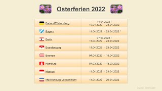 Osterferien 2022 [upl. by Allis]