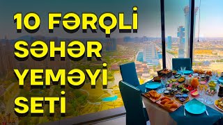 10 Fərqli Məkanda Səhər Yeməyi Hansı Daha Yaxşıdır 🍽️ [upl. by Mintz]