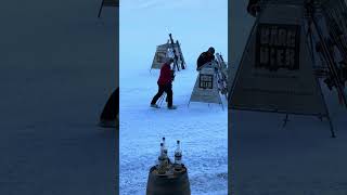 Skiing place in AebiwegAdelbodenSwitzerland [upl. by Oler]