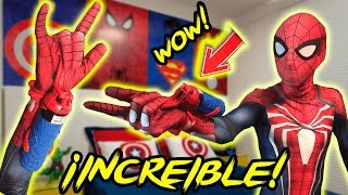 ABRIENDO LANZA TELARAÑAS FUNCIONAL UNBOXING WEBSHOOTERS SPIDERMAN  IVANSPIDEY [upl. by Schiff]