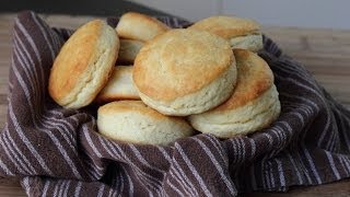 Cream Biscuits  Easy Light amp Flaky Cream Biscuits [upl. by Thorfinn113]