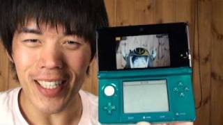 3DSのゲームソフト顔シューティングで遊んでみた Nintendo 3DS face shooting [upl. by Erot]