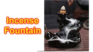 Incense Fountain Unbox and How To Use It Water Fall [upl. by Anigar]