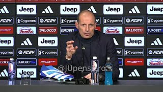 ALLEGRI post JuveFrosinone 40 conferenza stampa quotSu Milik Yildiz McKennie Chiesa e Giuntoliquot [upl. by Losyram]