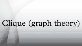 Clique graph theory [upl. by Kirchner]