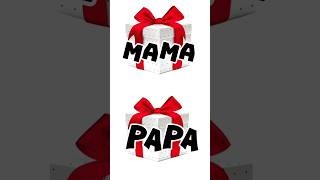 🎁☺️CHOOSE YOUR FAVOURITE GIFT BOX MAMA VS PAPA VARIL SHORTS MAMA PAPA GIFTBOX [upl. by Irtimid]