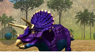 Best Dino Games  Triceratops Simulator Android Gameplay  dinosaur [upl. by Lenka]