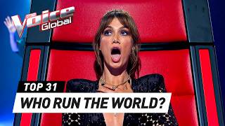 One Hour of the GREATEST Blind Auditions by WOMEN on The Voice [upl. by Urania372]