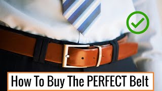 How To ChooseBuy The PERFECT Belt Belt Size Belt Type Belt Matching  Just Mens Fashion [upl. by Sabec]