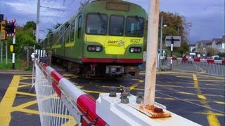 Level crossing at Merrion gates Dublin [upl. by Barnaba]